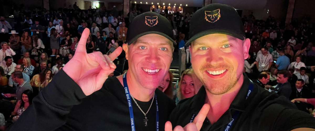 Connor Steinbrook & Mike Sherrard photo of Connor Steinbrook and Mike Sherrard and founders of the Wolf Pack