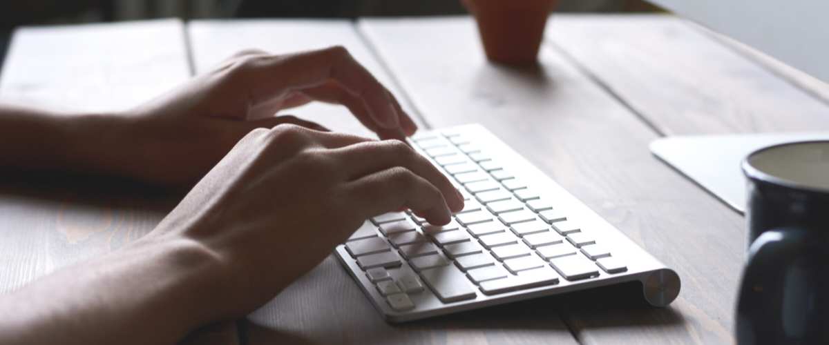 Best Practices for Lead Capture photo of someone filling out an online form using best practices for lead capture